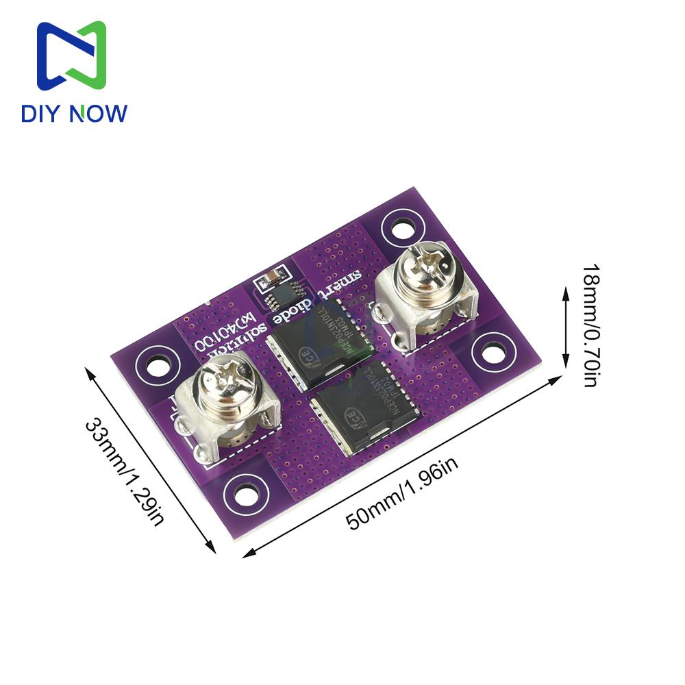 40A 60A Ideal Diode Module No Voltage Limitation Solar Energy Anti Reverse Irrigation Battery Charging Anti Backflow Protection