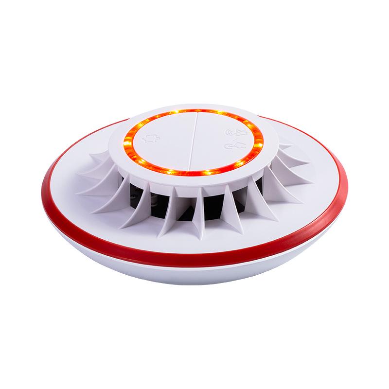 Wireless High-Volume Photoelectric Smoke & Fire Alarm with Temperature Detection for Home Independent Smoke Alarm