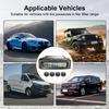 Tire Pressure Monitoring System with 4 Sensors Tire Pressure Monitor System Universal TPMS for Car Sedan SUV