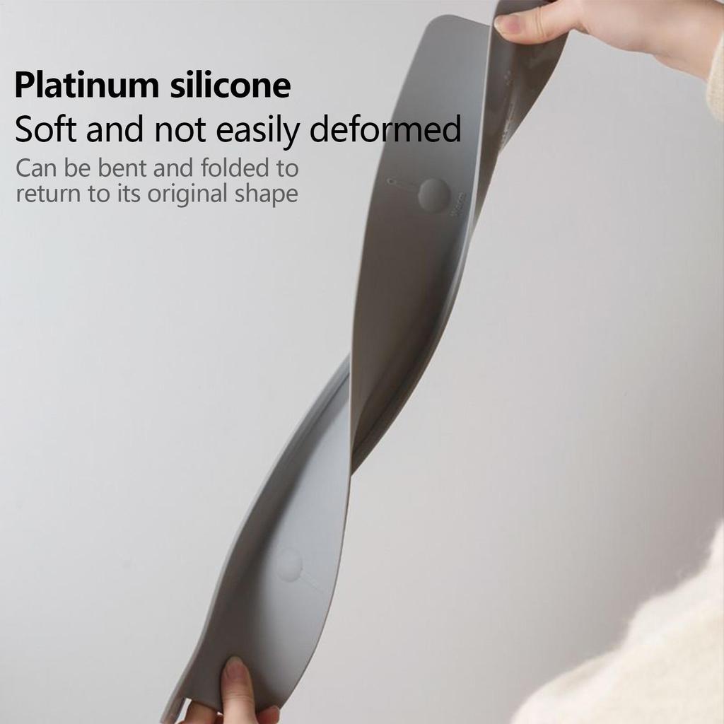 Splash Guard for Bathtub Bathroom Counter Water Splash Guard Suction Cup Barrier Bathroom Accessories for Hygiene Home House RV