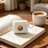 Frosted Square Shell Cute Colorful Smiley Face Uv Printing Suitable for Apple AirPods 1 /1/1 Generation Protective Shell Cover Pro