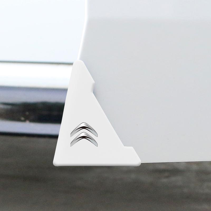 2x Car Door Corner Bumper Security Protection Stickers for Citroen C1 C2 C3 C4 C5 C6 C8 C4L DS3 DS4 DS5 DS5LS Car Accessories