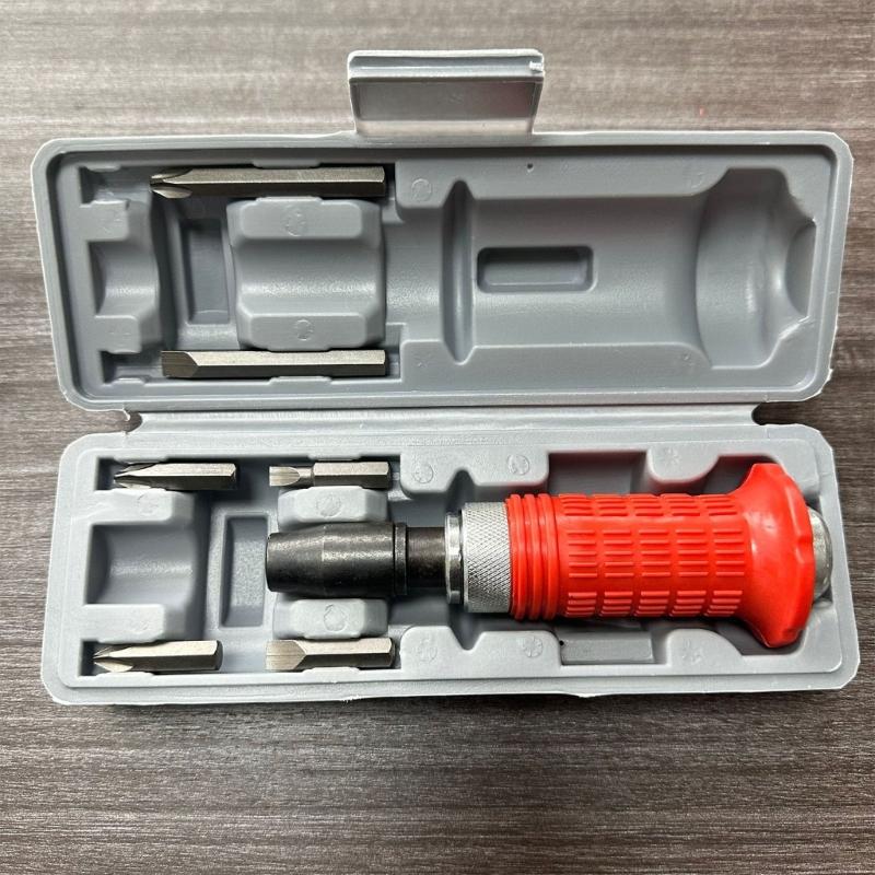 Professional Impact Screwdriver Bit Kit Rust Proof Strength Metal Bit Multiple Size NonSlip Handle Flat Screw Remover