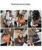 2025 Autumn/Winter Retro Woven Texture Large Capacity Tote: Versatile Casual Shoulder Bucket Bag
