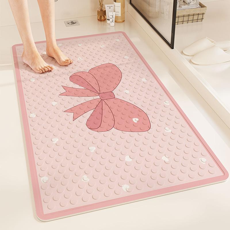 

Коврик для ванной комнаты с противоскользящим покрытием для детского душа Коврик с присосками для предотвращения падений для туалета Специальный коврик для ног для пожилых людей 40*70cm