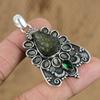 Gift For Women Pendant 925 Sterling Silver Natural Labradorite Rough Gemstone