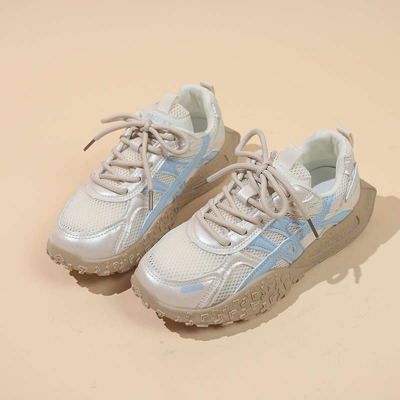 Sports mesh German training shoes women's summer and autumn new fashion casual comfortable breathable light Forrest Gump shoes women