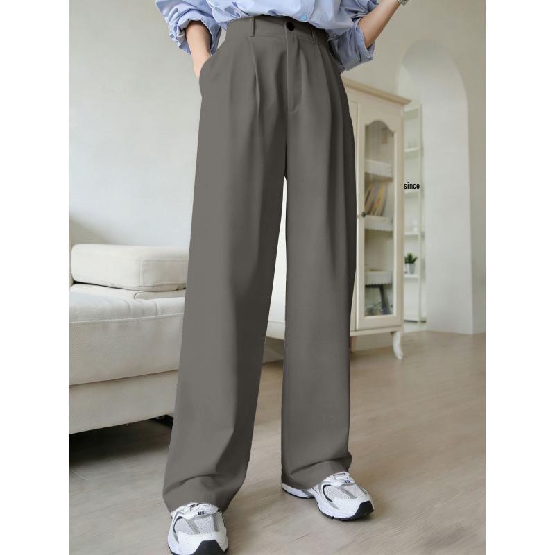 2026 Spring/Autumn Women's High-Waisted Wide-Leg Pants: Versatile, Casual, and Elegant