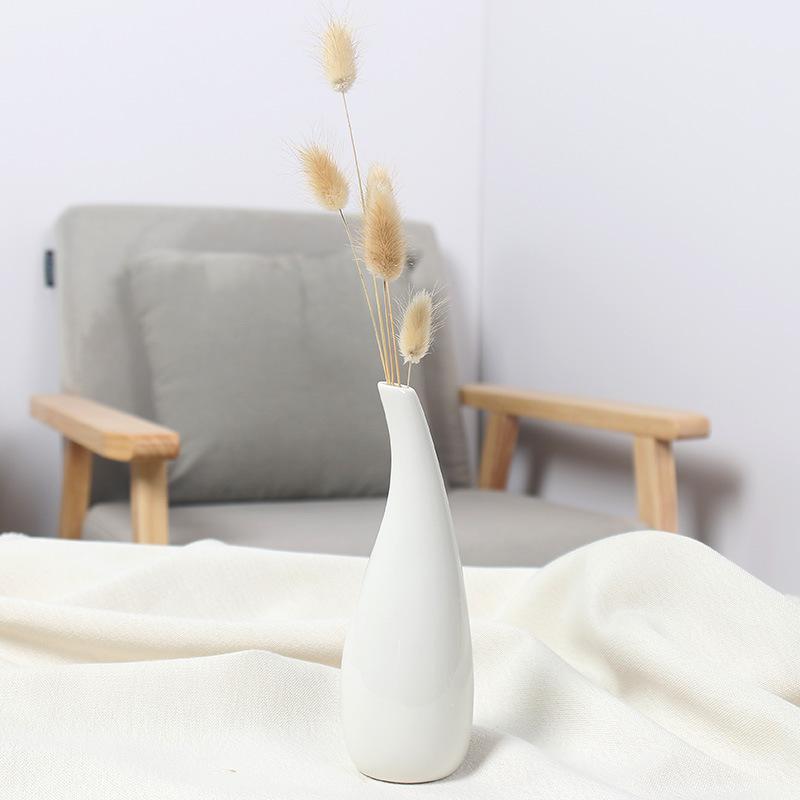 Kiln Ceramic Vase Simple and Fashionable Home Decoration Vase Living Room Dining Table Top Vase Small Flower Utensils