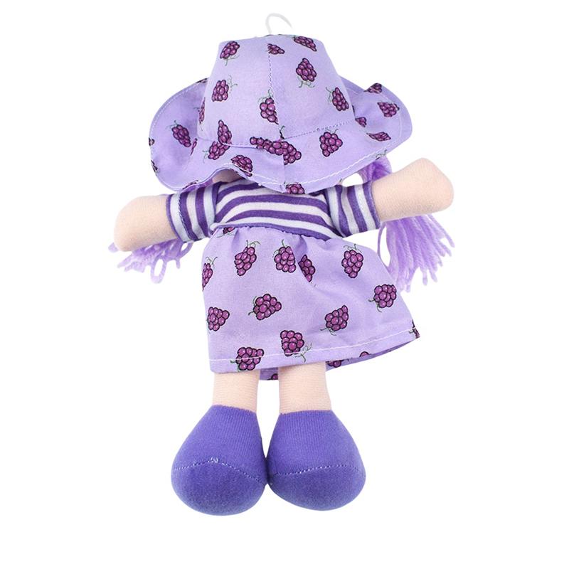 Cartoon Kawaii Frucht Rock Hut Stoffpuppen Weich Niedlich Stoff Plüschtiere Für Baby Rollenspiele Mädchen Geburtstagsgeschenke