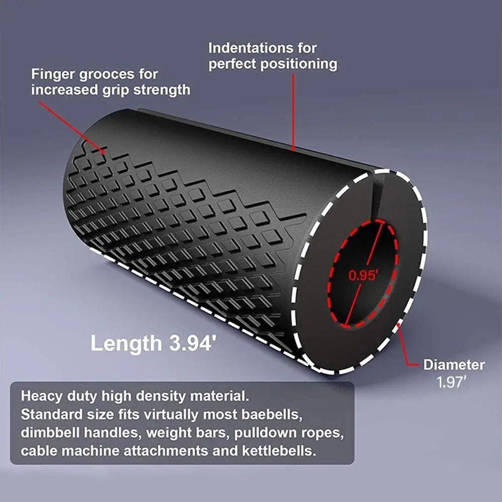 Thicken Silicone Dumbbell Grip Increase Friction Fitness Equipment Barbell Grip  Bodybuilding