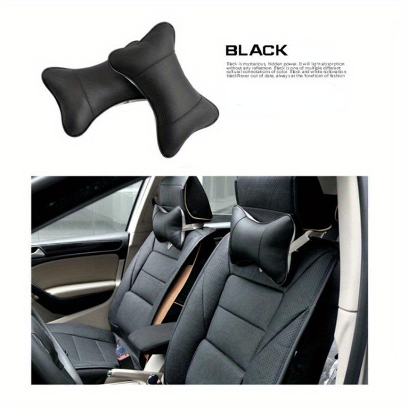 1pcs General Motors PU leather headrest neck pillow, making driving more comfortable
