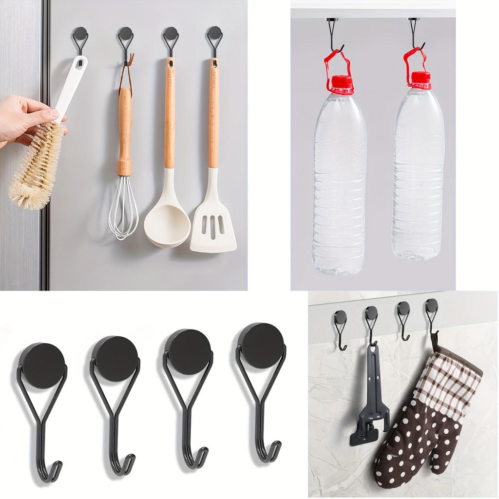 4/7/11 szt. Haki magnetyczne, Haki magnetyczne o dużej wytrzymałości 26 funtów do zawieszania, Silne magnesy neodymowe z obrotowym hakiem na rejs, lodówkę