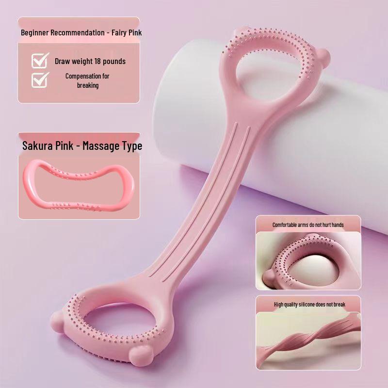 Figure-8 Fitness Band: Women's Chest Expander & Back Training Yoga Elastic