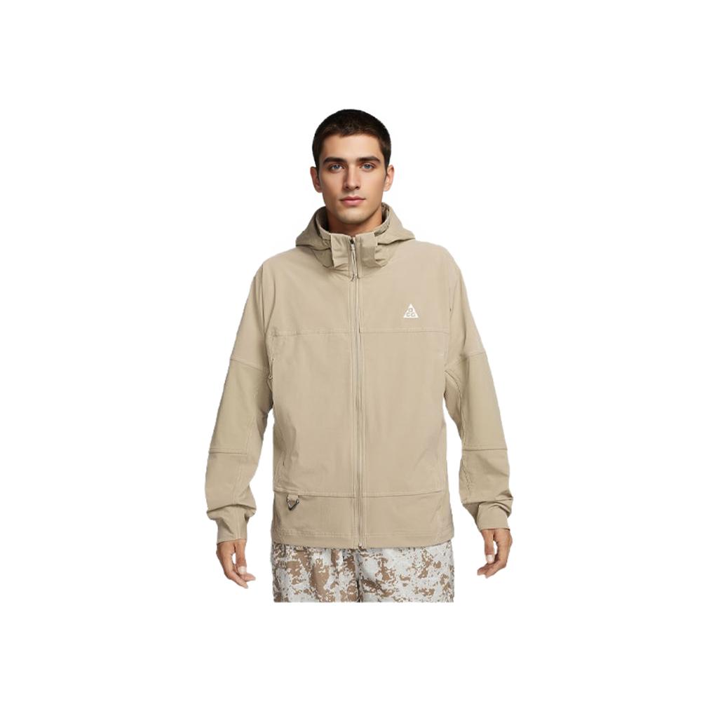 Nike ACG Sun Farer Solid Logo Long Sleeve Hooded Jacket Men Outerwear Khaki DH3103-247