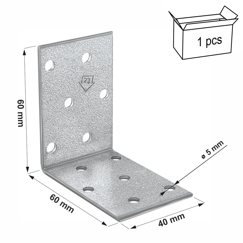 Mounting angle KM3 60x60x40x2.0 (1)