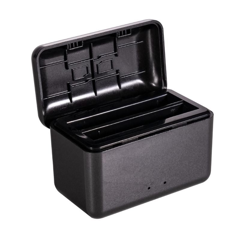 Efficient Battery Charging Solution Double Channel Charging Case Box for 360 X4 Action Camera Battery Charger