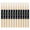 12 Pairs 7A/5A Drumsticks Professional Drum Sticks Set Maple Wood Comfortable Grip Percussion Instruments Accessories