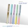 Flair Inky Move Fountain Pen Blister Pack Matte Pastel Body Colors Blue Ink Pack of 4 with Free 2 Jumbo Cartridges 114