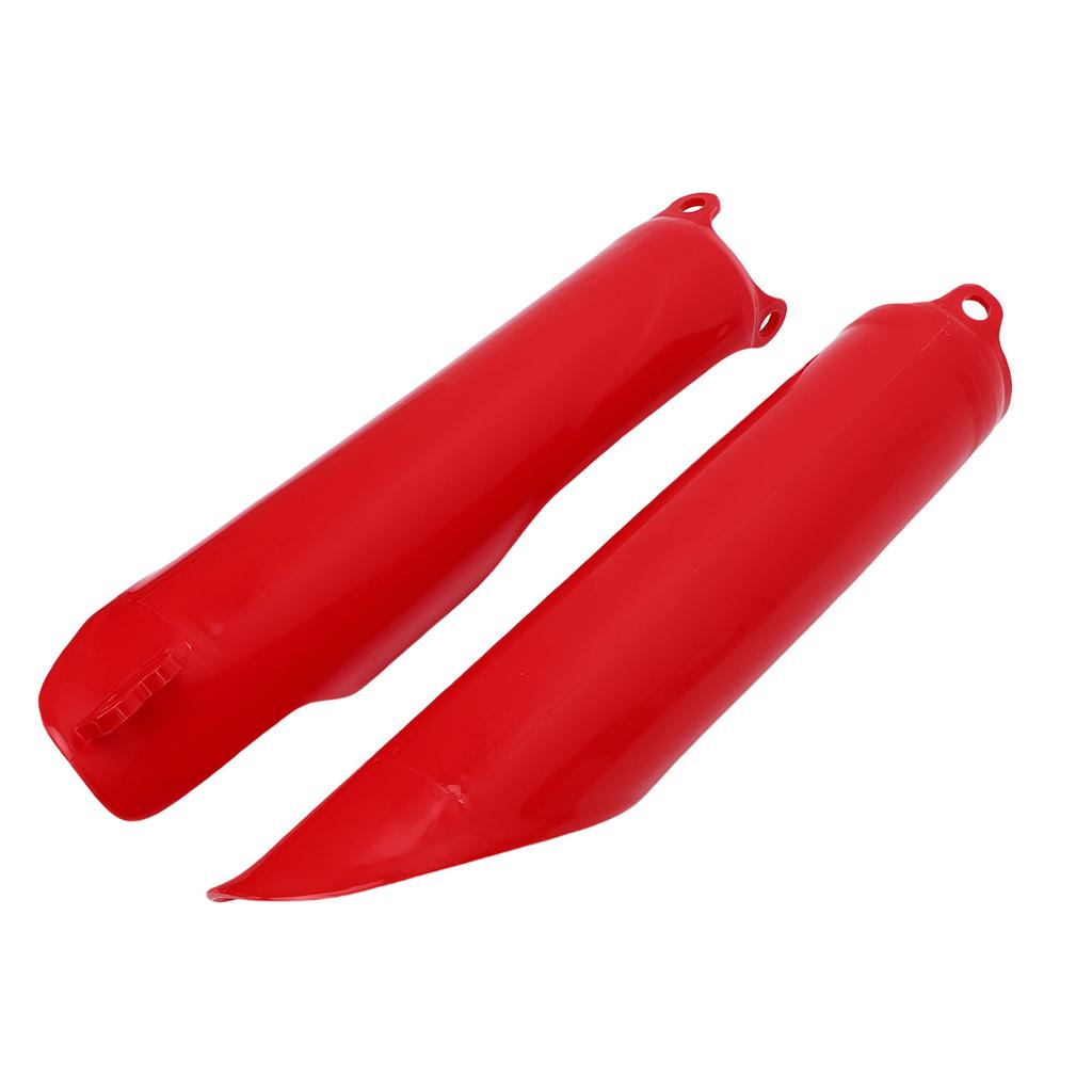 1 Pair Front Fork Guard Red Motorcycle Fork Shock Absorber Protector Replacement for CR125 CR250 CR500 1993 2007