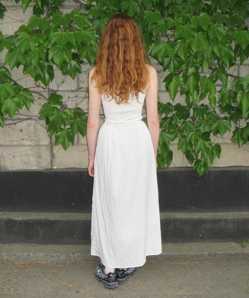 Daiaegeuneol One Off-Shoulder Long Dress (White)