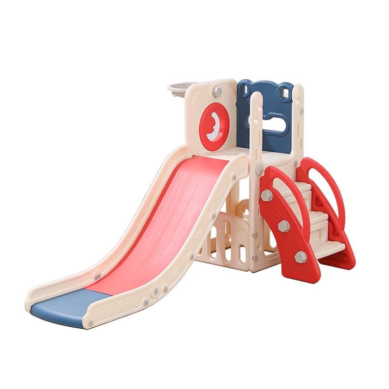 Pikitty Indoor Children s Slide with Basketball Hoop