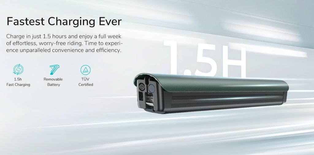 ENGWE N1 PRO Electric Commuter Bike - 80Nm Mid-Drive, 100km Range, Carbon Fiber Frame