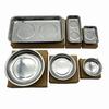 1Pcs Round Square Magnetic Parts Tray Silver Multifunctional Tool Organizer Magnet Stainless Steel Parts Bowl