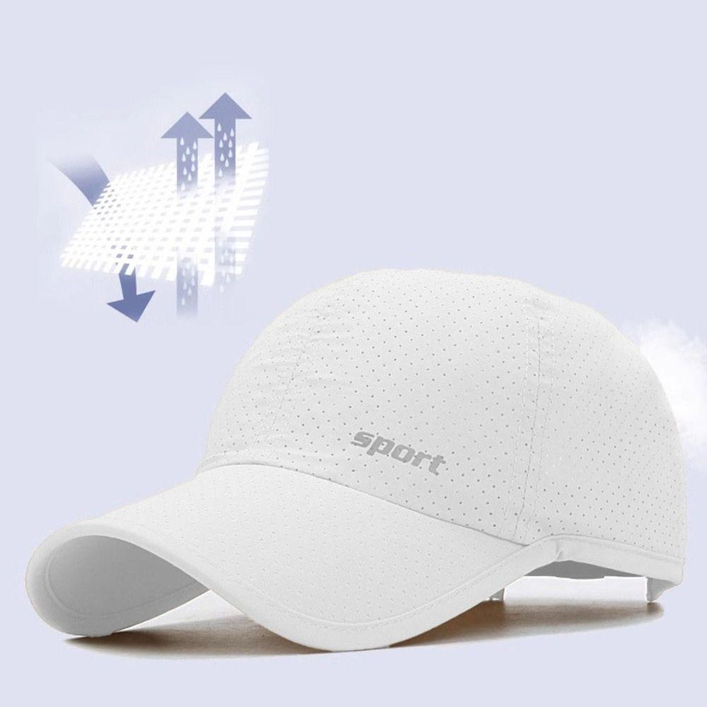 Breathable Mesh Baseball Cap Adjustable Sunscreen Hat Unisex Sun Hat  Summer