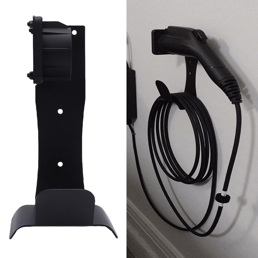 Holder Fit for J1772 Connector Stainless Steel Wall Mount Electric Car Cord Holder