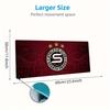 Sparta Prague Athletic Large Size Mouse Pad Large Gaming Table Cushion Nonslip Laptop Tablet Big Mousepad Xxl Mat Mini Pc Playmat With Lock Edge