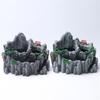 Dekoracyjna doniczka z żywicy Imitacja kształtu góry Akcesoria do ogrodnictwa domowego dla sukulentów Dodająca naturalnych klimatów