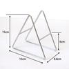 Silver Coaster Holder Space-saving Stand Rack Dish Support Drink