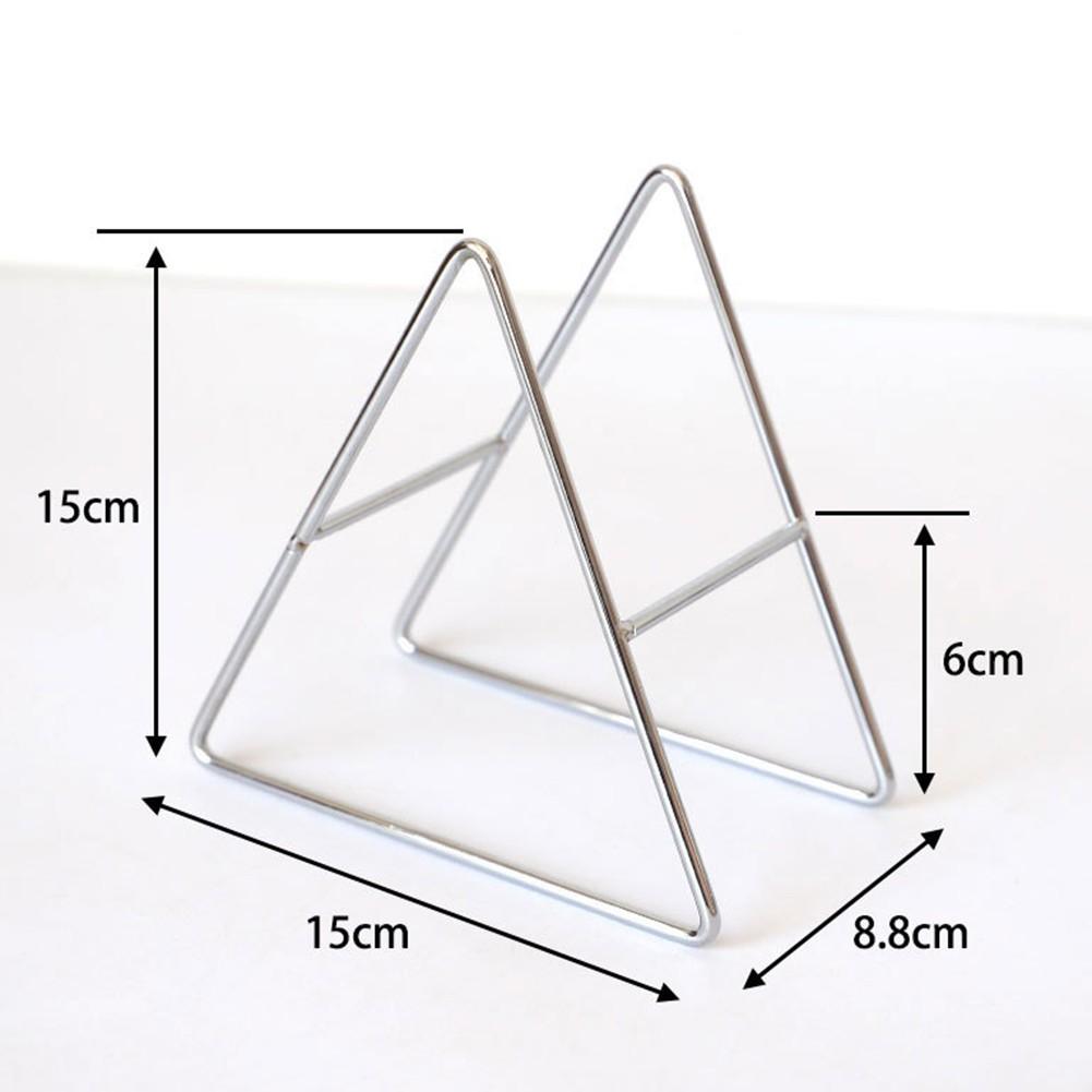 Silver Coaster Holder Space-saving Stand Rack Dish Support Drink