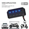 Scatola Fusibili e Relè a 4 Vie Cablaggio Rapido 12V 20A con Luce Indicatrice LED per Accessori Resistenti al Calore per Motocicletta Auto