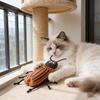 Durable Cat Toy Plush Cockroach Chew Interactive Catnip Self Play Realistic Shaped Felt for Indoor Cats Kittens Hunting Instinct