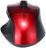 Buffalo 5-Button Bluetooth 5.0 Blue LED Mouse, Red, with Back/Forward Buttons, Energy-Saving, BSMBB305RD