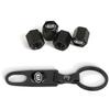 5PCS/1Set Car Tire Valve Cap Wheel Stem Cover with Wrench KeyChain For KIA Sportage Ceed Rio 3 4 K2 K3 K4 K5 K6 K7 K8 Picanto Sorento Optima Cerato