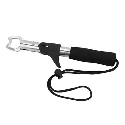 Pinça Labial de Peixe Portátil em Aço Inoxidável Pinça Pegador Suporte Ferramenta de Pesca (Cabo em Forma de Arma)