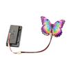 Solar LED Hummingbird & Butterfly Outdoor Light with Resin and Wrought Iron Design