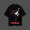 Jujutsu Kaisen Anime Sukuna Oversized Cotton Tshirt Men and Women Breathable High Quality Y2K Short Sleeve Summer Tshirt