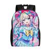 OMG Kawaii Angel Casual Backpack Sports Student Work Anime Game Daypack for Men Women Laptop Shoulder Bag