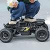 New 4/6Wdrc Car With Led Lights 2.4G Cross-Country Climbing Spray Racing Car Remote Control Electric Car Fall Resistant Boy Toys