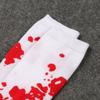 Halloween Bloody Stockings Thigh High Stocking Knee Highs Socks for Halloween Cosplay Party Printed Long Tube Socks