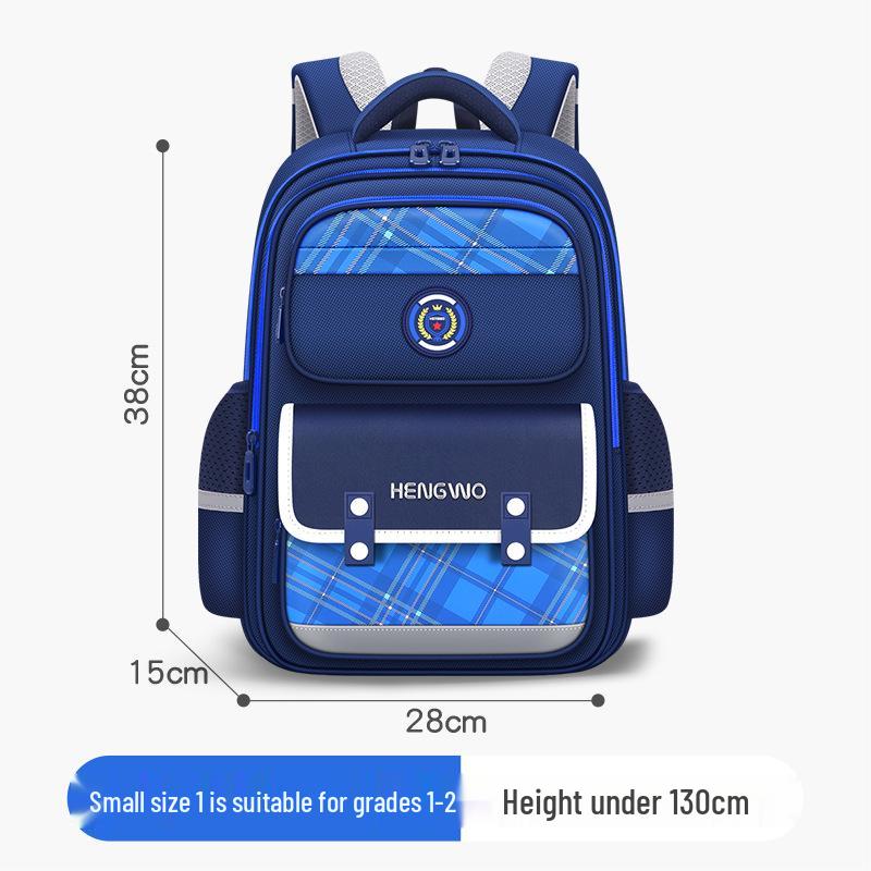 

Large Capacity Spine-Protection Kids Backpack for Grades 1-6, Double Shoulder Strap, Unisex