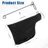 2pcs Durable Miter Saw Dust Bag 255 Model Dust Collector Bags Black Dust Collection Bag  Miter Saw