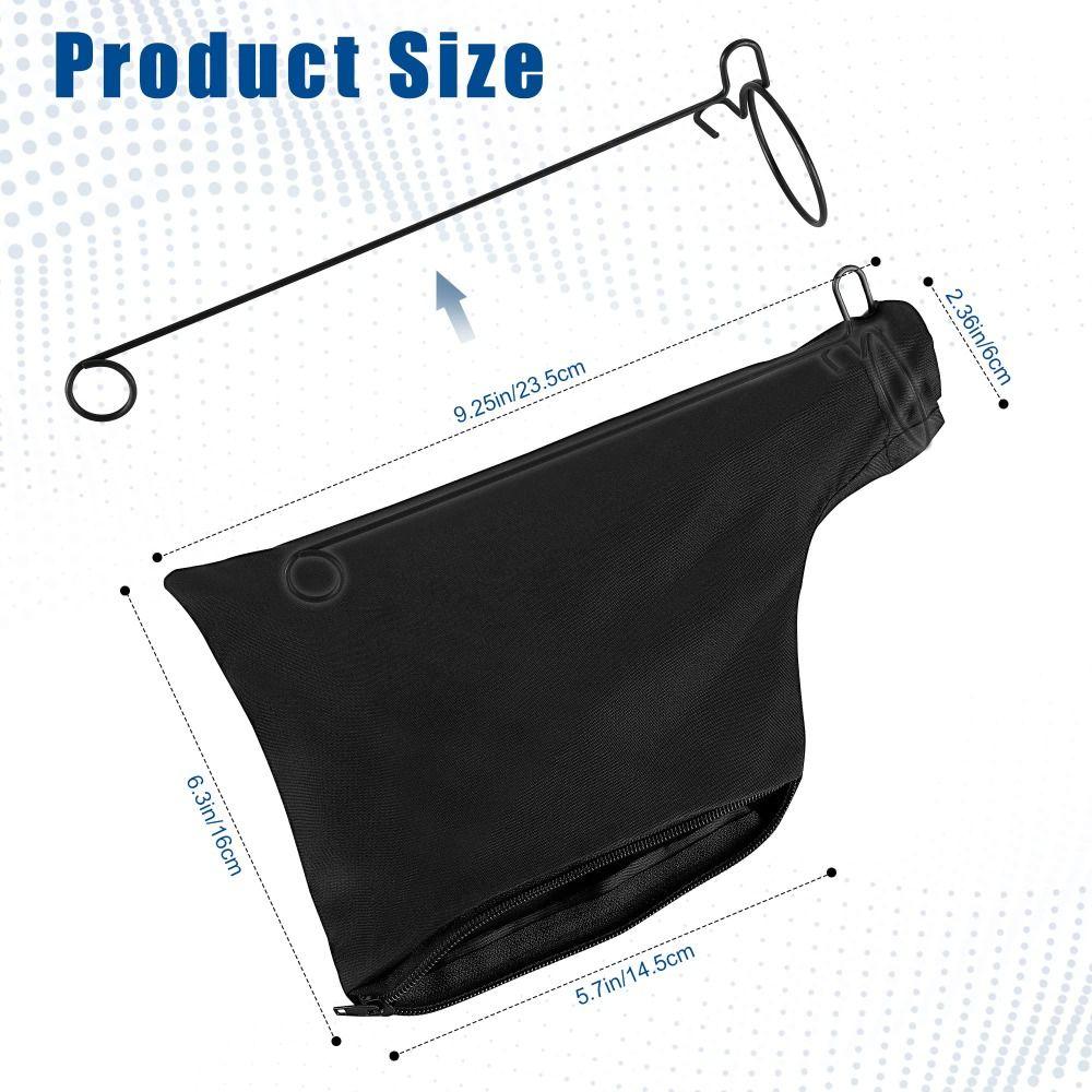 2pcs Durable Miter Saw Dust Bag 255 Model Dust Collector Bags Black Dust Collection Bag  Miter Saw