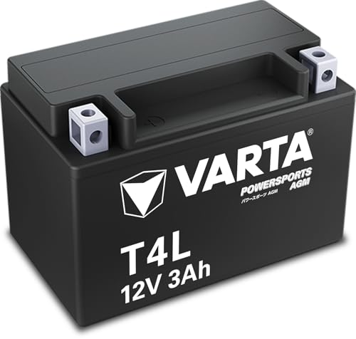 [VARTA] VARTA Powersports AGM T4L Motorcycle Battery Sealed/Charged with Liquid/YT4L-BS