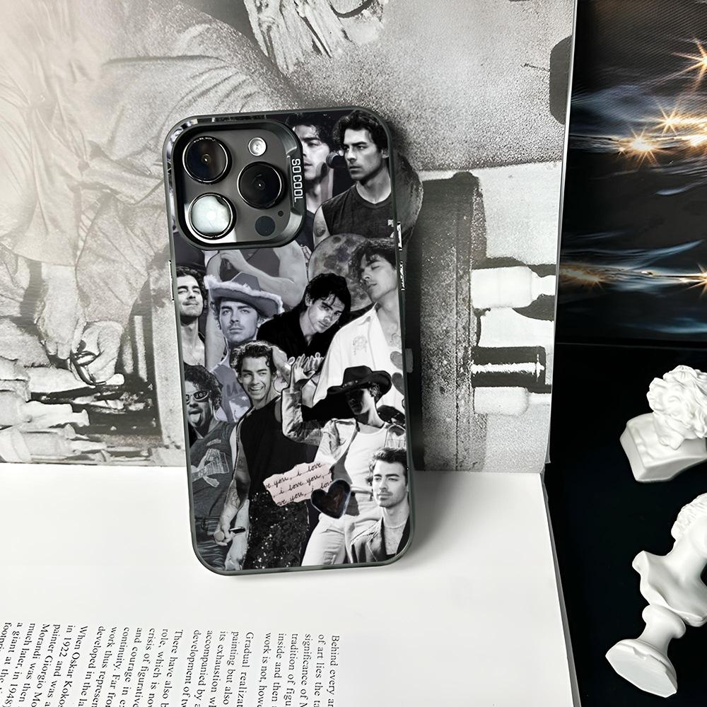 Singer Jonas B-Brothers Phone Case Matte Colored Silver For IPhone 16 17 15 14 13 12 11 Pro Max Plus XS X Shockproof Hard Cover