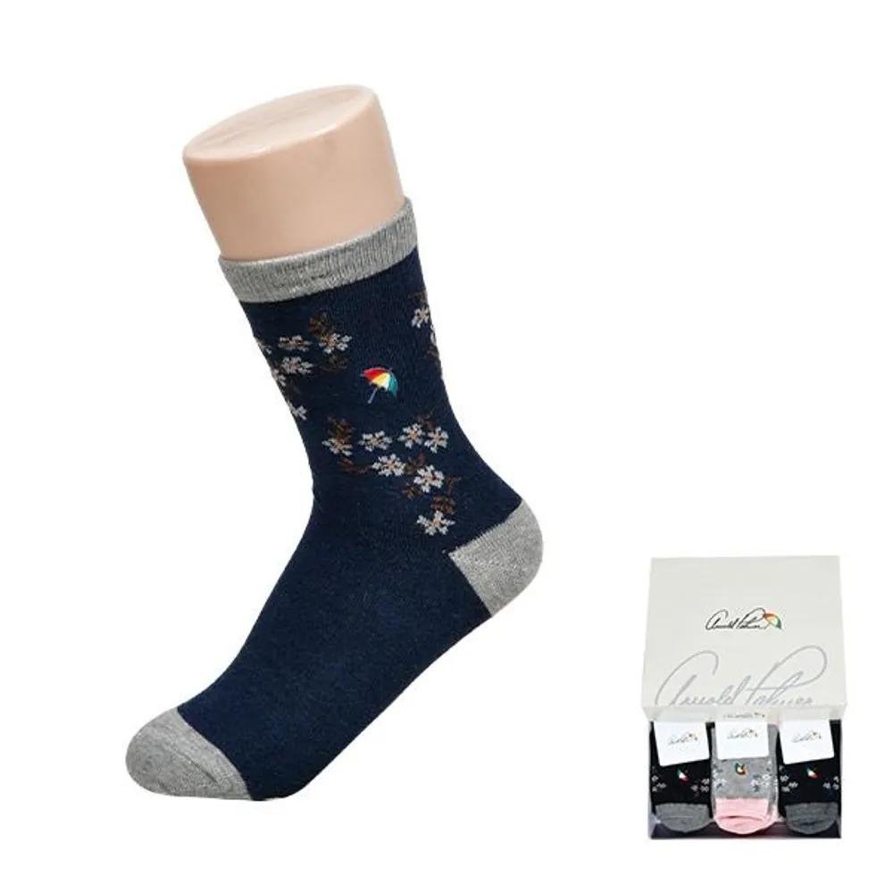 Arnold Palmer Ladies Floral Mid-Length Non-Slip Socks 0073tu Random shipping (5 pairs) 24cm
